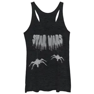 Women's Star Wars X-Wing Halloween Spiders Racerback Tank Top