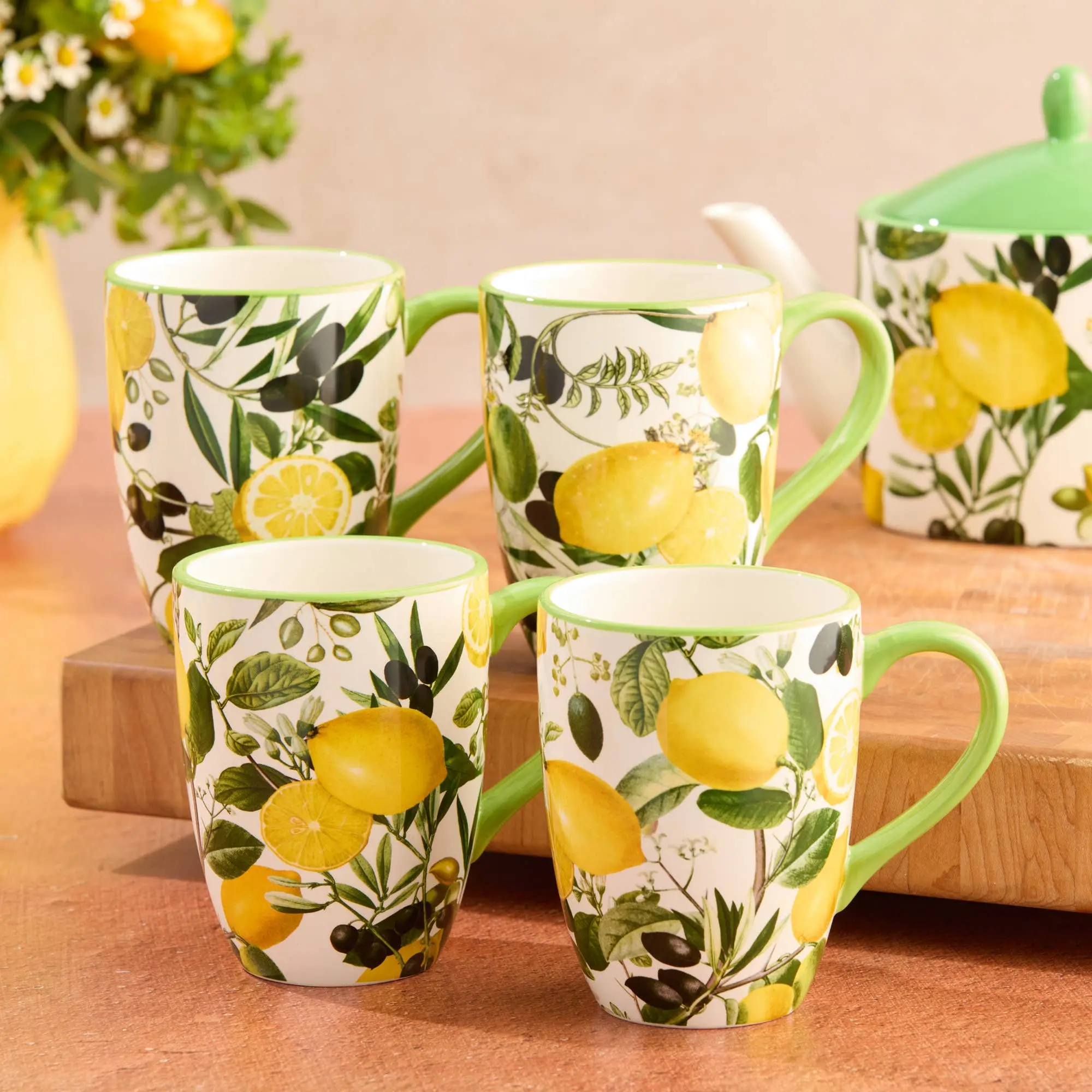 Limone Ceramic  Mug 14 oz.