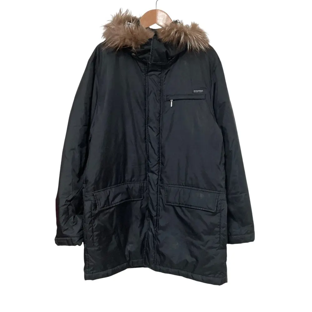 Pre-owned BURBERRY Polyester Small Leather Goods Black Label Down Jacket