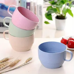 Colorful Ceramic Cup, 1 Count Simple Large Drink Cup, Portable Outdoor Camping Party Supplies, Kitchen Accessories, Tumblers