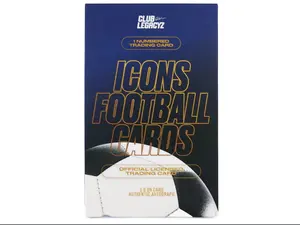 X 1 (ONE) PACK - 2025 Club Legacyz Icons Soccer Second Edition Hobby