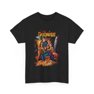 GILDAN PRINTED The Goonies T-Shirt, Movie Poster Shirt, 80's Movie Fan Tee Size S To 3XL