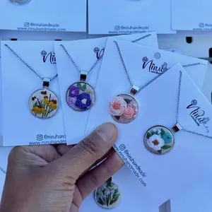 Embroidered Necklace