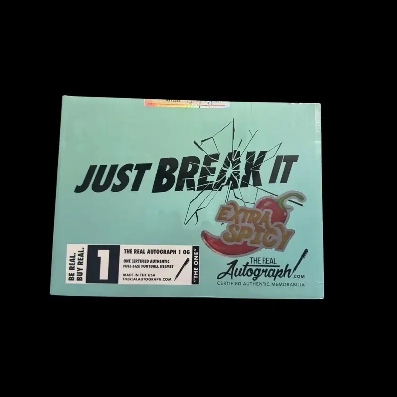 (1) BLUE BOX SPICY DIVISIONAL THE REAL AUTOGRAPH