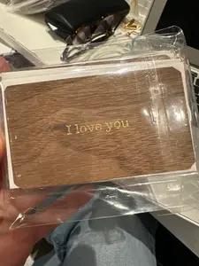 Spitfire Girl I Love You Mini Wood Card