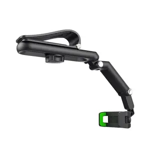 1080 Degree Car Sun Visor Cell Phone Holder, rotatable, multi-functional, compatible with all sizes of cell phone models. Suitable for all car models. Can be used for navigation, phone calls, filming