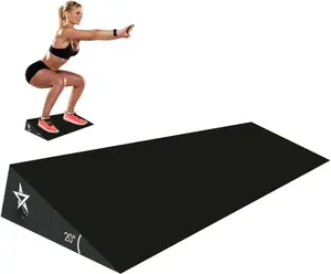Squat Wedge by    20  Slant Board for Heel Elevated Squat,  Over , Deadlifts  Ideal Squat Wedge Block for Home Gym and Personal Trainers.