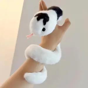 60cm Snake Plush Toy Wrapable Around Arm Little Snake Stuffed Plush Doll Comfort Kawaii Snake Animal Doll Children Gift