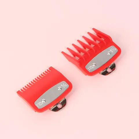 Hair Clipper Limit Combs, 2 Counts/set Hair Clipper Positioning Combs, Professional Electric Hair Clipper Limit Combs, Barber Hair Clipper Limit Combs, Barber Equipment, Barber Tool