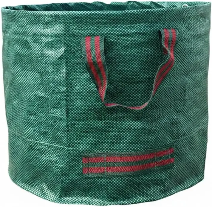 Extra-Large Foldable Outdoor Waste Bin - Sturdy Waterproof PP Material, Space-Saving Garden Leaf Collector for Outdoor Gardening Cleanup