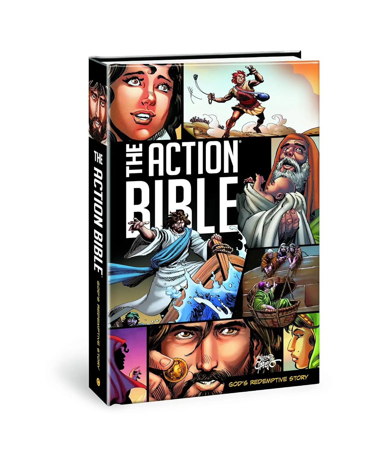 The Action Bible: God's Redemptive Story Hardcover – Illustrated, September 1, 2020