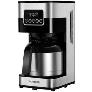 Coffee Maker Programmable with Thermal Carafe, Touch-Screen Drip Coffee Machine with Timer, 8-Cup Coffee Pot with Pause & Serve, Regular & Strong Brew