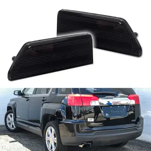 2PCS Smoked Lens Rear Bumper Bar Reflector Light Kit For 2016 2017 GMC Terrain,Replace OEM 23454652, 23454653, GM1184115C, GM1185115C