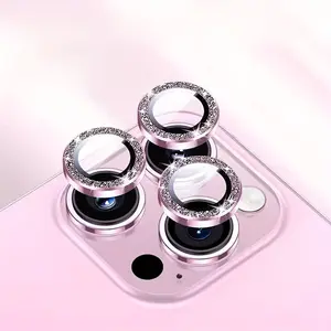 Starry Artificial Diamond Lens Protector For IPhone 15 14 13 12 Pro Max 14Plus 12/13Mini 15/15 Pro Max Smartphone Camera Accessories