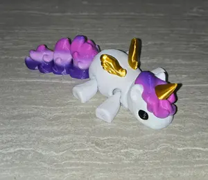 3d Printed Unicorn | Articulating Figurine | Flexi Animal