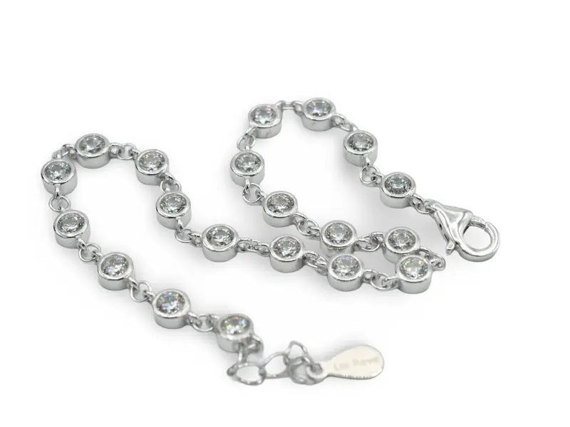 JD Sterling Silver Link Brcelet with Hert 7.25 Inches For Sle t JD Sterling Silver Link Brcelet with Hert 7.25 Inches For Sle t