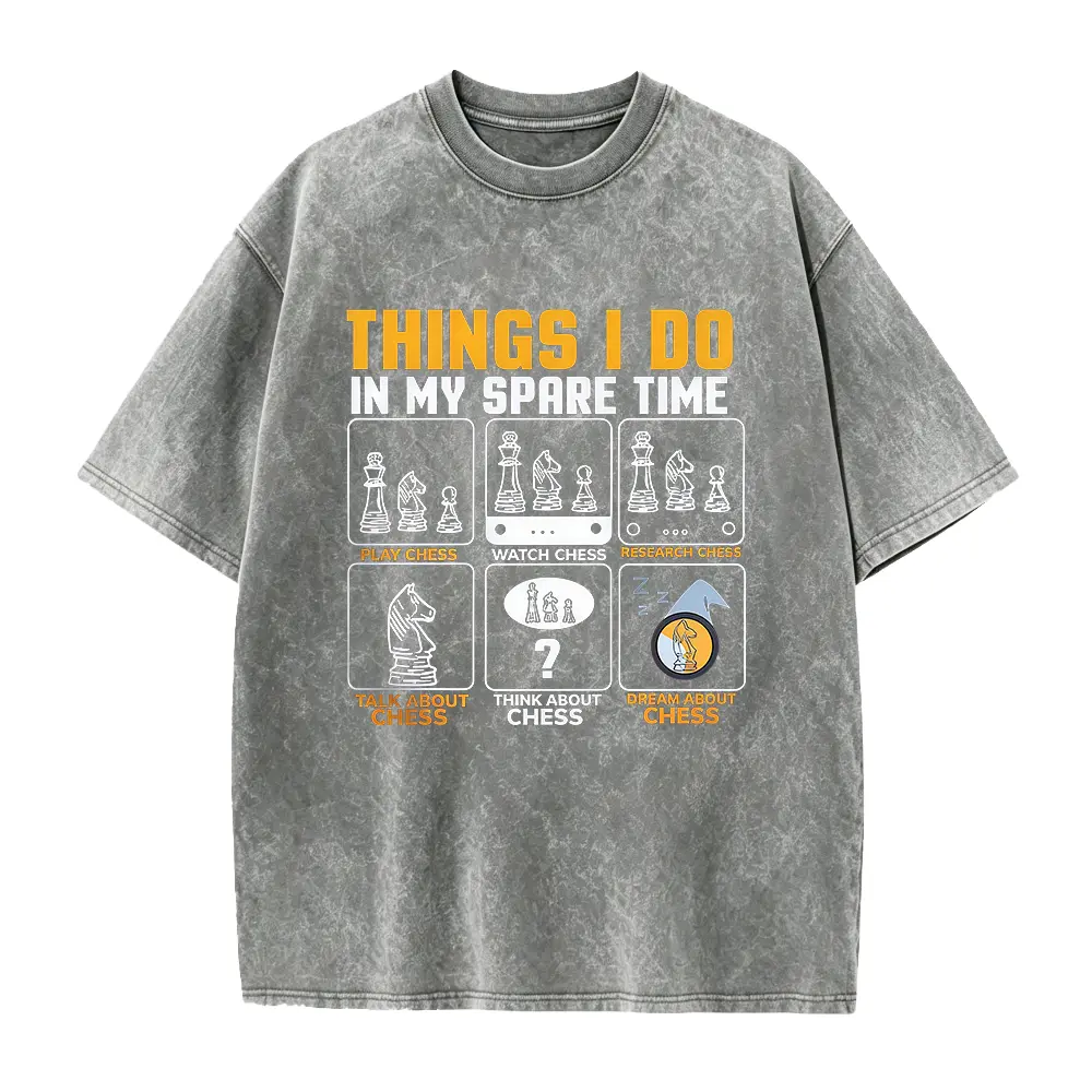 Things I Do In My Spare Time Chess T-Shirt, Funny Chess Shirt, Chess Player Gift, Chess Lover TShirt, Chess Tourmament Shirt,