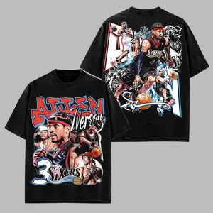 [ Dunk Nation ] Allen Iverson 2026 #1 Premium 100% Cotton T-Shirt,Allen Iverson 2026 Basketball Fans Apparel, Basketball Fans Apparel,Allen Iverson 2026 Fans Basketball Streetwear Tee, Gift For Basketball Fan Graphic Tee