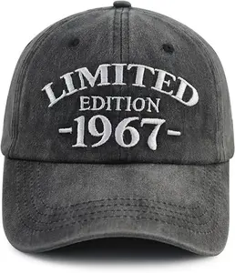 Limited Edition 1967 Hat for Men Women, Adjustable Cotton Baseball Cap, Generation X Raised On Hose Water And Neglect Perfect Gift For Dad Low Profile Dad Hat-Pigment Dyed
