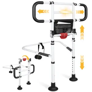 Home Safety Rails—Foldable rails designed specifically for seniors, featuring motion-activated lights and storage pockets