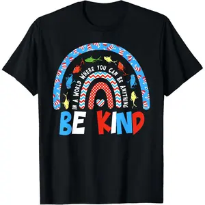 Autism Awareness Be Kind Why Fit in Doctor Teacher Cat Hat T-Shirt