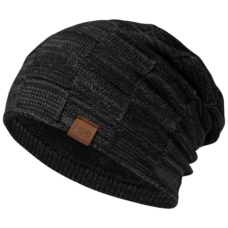 Winter Fleece Tactical Beanie – Thermal Windproof Skull Cap, Unisex Helmet Liner (One Size)