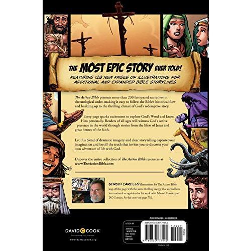 The Action Bible: God's Redemptive Story (Action Bible Series) - Hardcover