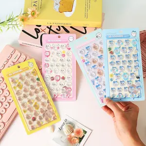 3D crystal sticker; cute glitter rain drop crystal resin DIY decoration small gift; DIY small water drop phone case decoration sticker.