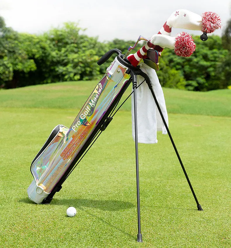 PGM Golf Sunday Bags - Lightweight Golf Bag with Stand – Easy to Carry and Durable Pitch Putt Golf Bag – Golf Stand Bag for The Driving Range, Par 3 and Executive Courses – Golf Gun Bag