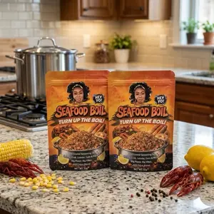 HEY YO! MILD SEAFOOD BOIL SEASONING -TURN UP THE BOIL! PACK OF 2  32g EACH