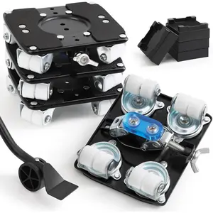 Furniture Movers with Wheels - 2000 LBS Furniture  4 Wheel Heavy Duty, Furniture Lifter Mover Tool Set with 360? Rotatable Wheels for Moving Sofa, Refrigerator, Table