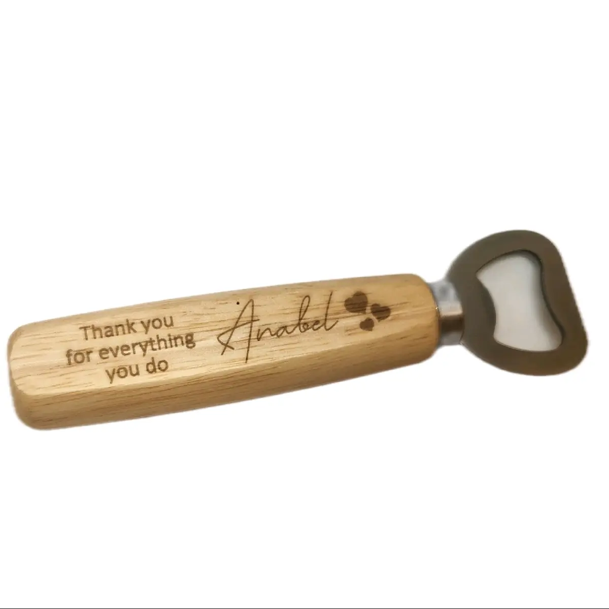 Personalized Engraved Bottle Opener for Him - Perfect for Christmas, Anniversary, or Special Occasion