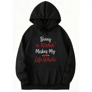 Nana Life Hoodie – Comfortable Long Sleeve Hoodie with Loving Family Quote Design