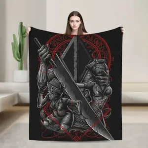 Pyramid head Silent Hill 2 Soft Warm Blanket  Travel Office Throw Blanket Fluffy Living Room Flannel Bedspread Sofa Bed Cover  Best choice for home and outdoor