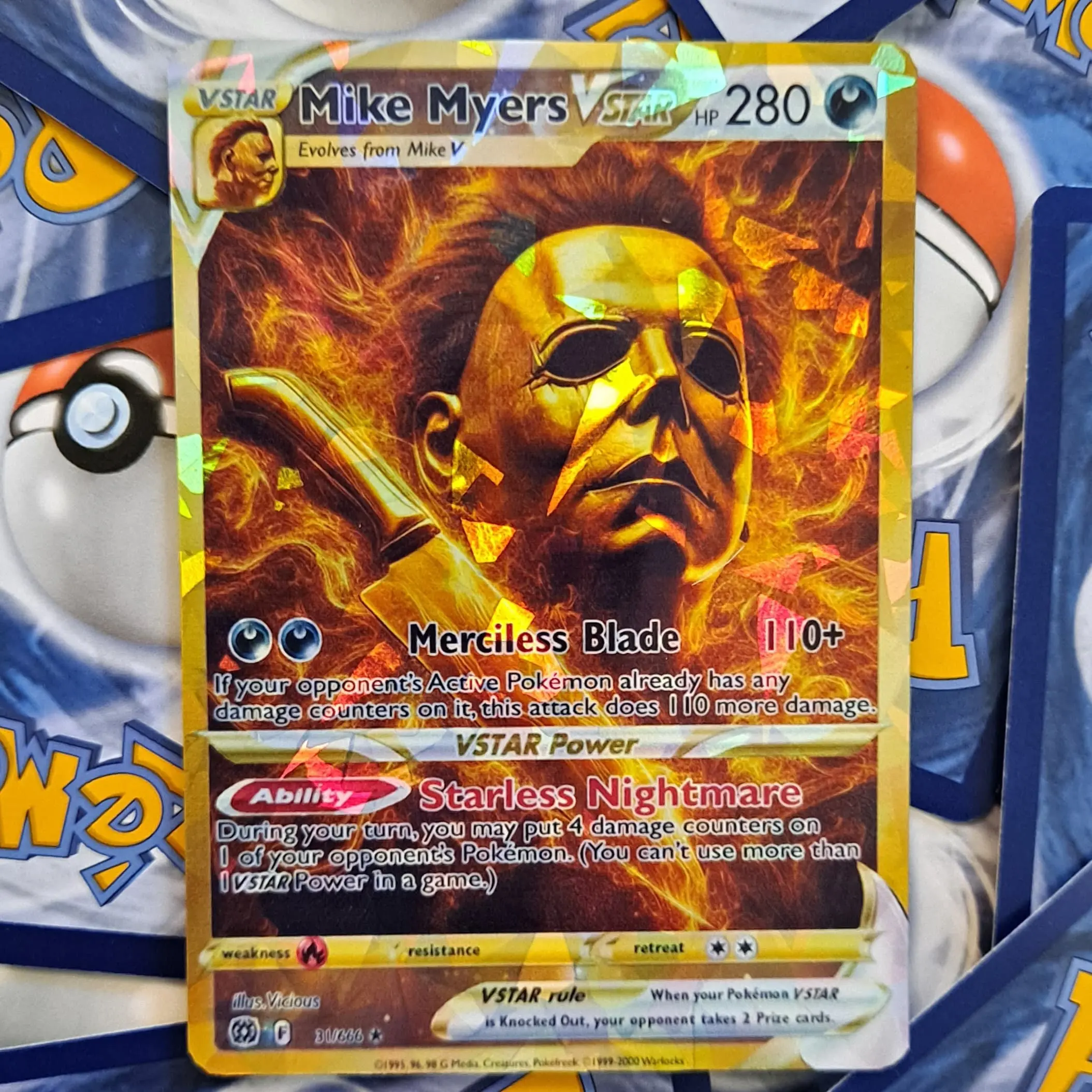 does michaels have pokemon cards Michael Myers Card  ViciousProxies Pokemon Shawn michaels and The