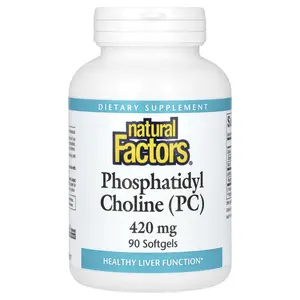 Natural Factors Phosphatidyl Choline (PC), 420 mg, 90 Softgels