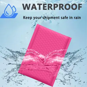 8.5x12 Poly bubble mailer padded envelope premium hot pink color Shipping Bags