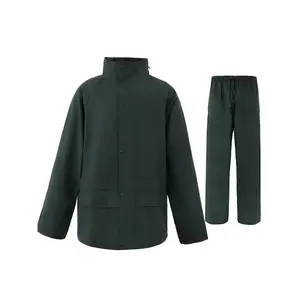 2024 Rain Suit For Men & Women Waterproof Heavy Duty Rain Gear Outdoor Work Fishing Jacket & Trouser Raincoats