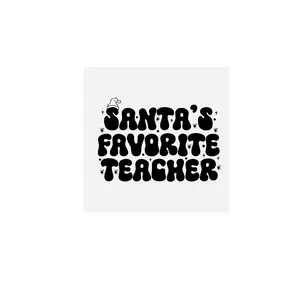 DTF (Direct to Film) Transfer Sheet - DIY Teacher Gifts, Christmas DIY gifts, personalize presents, Pillowcase transfer, Canvas Bag Transfers
