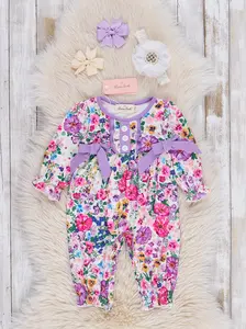 Spring Blossoms Ruffle Romper