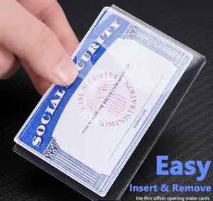 Protective covers for social security cards, medical insurance cards, social security cards, credit cards, driver's licenses, credit cards, and social security cards.