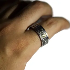Artemis Blossom Stainless Steel Spoon Ring - Available in Sizes 4-15US