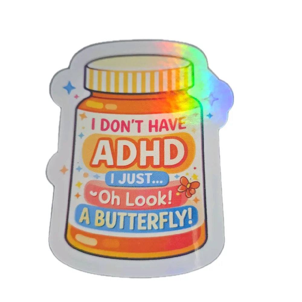 funny adhd sticker funny adhd sticker