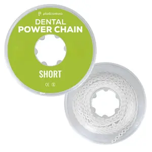 Clear Dental Power Chain (Short) – 15 ft Orthodontic Elastic Chain for Braces