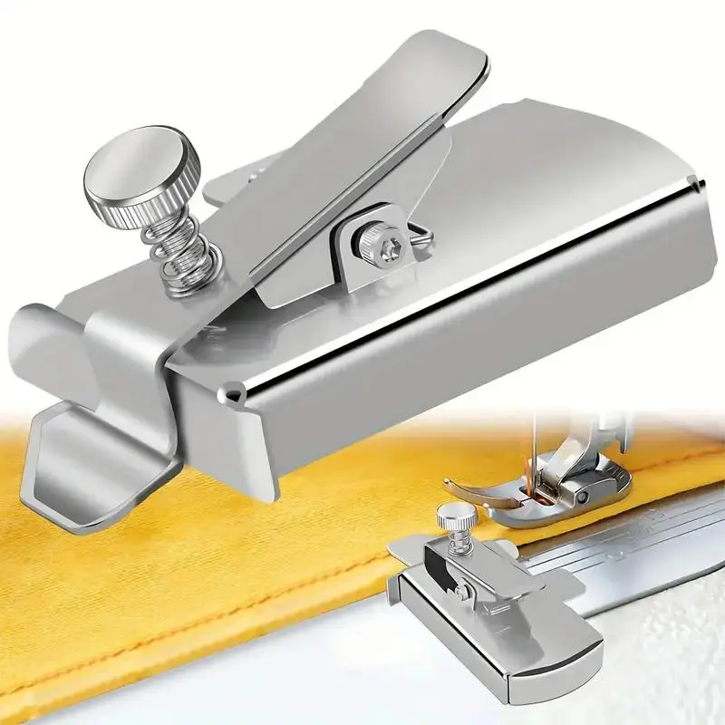 Magnetic Seam Guide, 1 Count Multifunctional Universal Gauge Tool, Easy Edge Positioning Tool, Sewing Machine Accessories for Home, Vintage & Industr