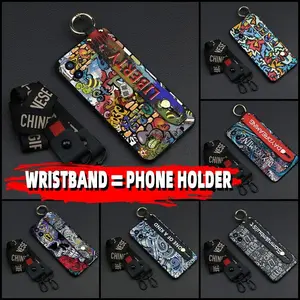 Graffiti Phone Holder Phone Case For Nothing Phone1 ring Silicone Durable Back Cover Anti-knock Shockproof personality Dirt-resistant Soft case Fashion Design Kickstand Lanyard