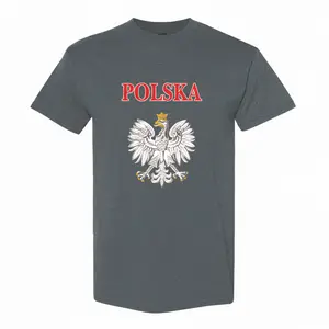 Polska National Eagle T-Shirt - Gray