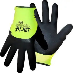Boss B31282-L Lrg High-Vis Polyester Knit Work Glove w/Latex Palm-1PK LANC-444491