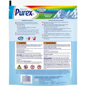 Purex 4-in-1 Laundry Detergent Pacs, Mountain Breeze, 70 Count