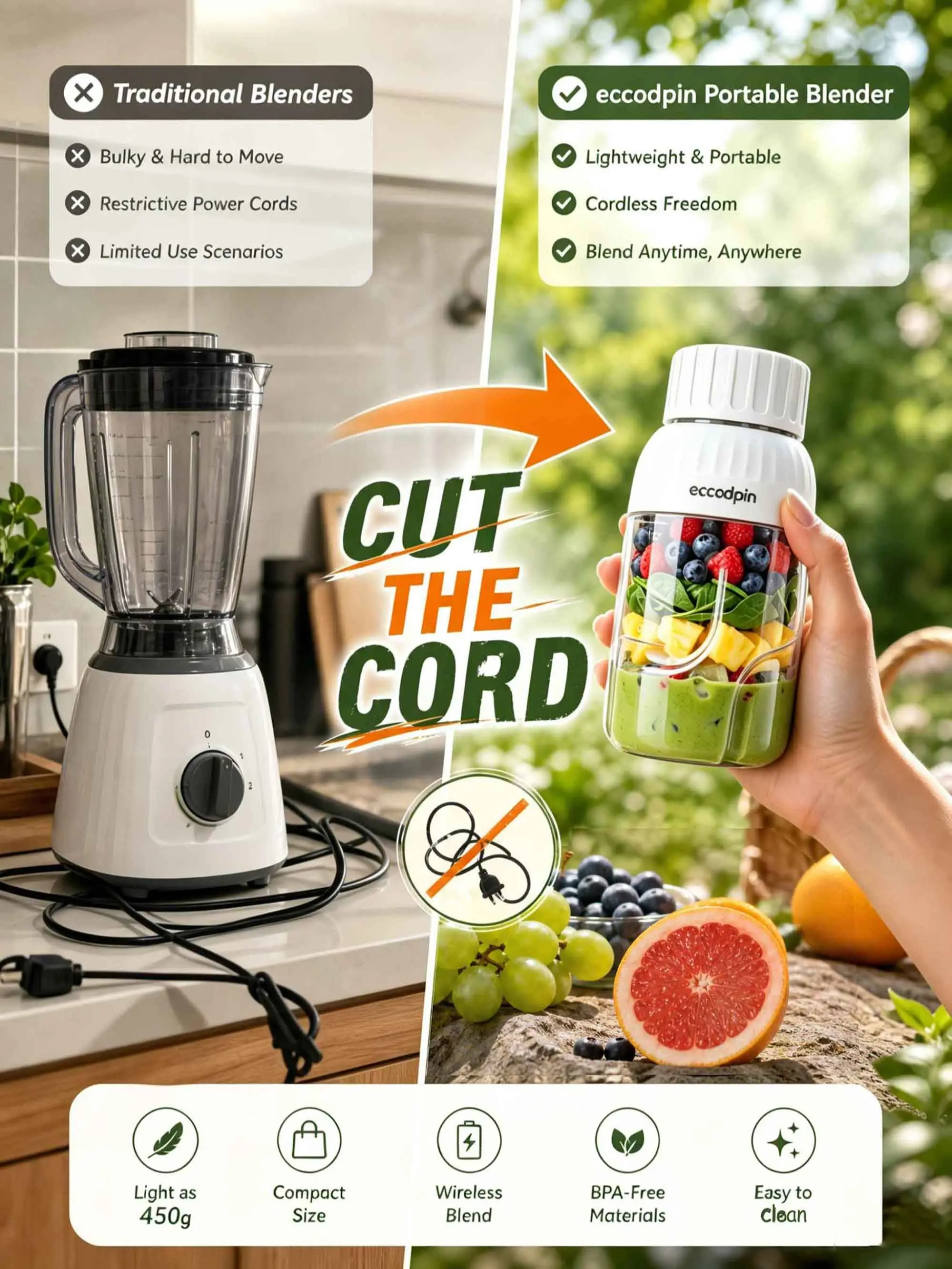 Portable Household Appliances Juicer 40.5oz,USB Rechargeable Juice Blender Cup,Multifunctional juicermachine machines with 38 Blades for Smoothies Liquid Diet,Summer Essentials Smoothieblender
